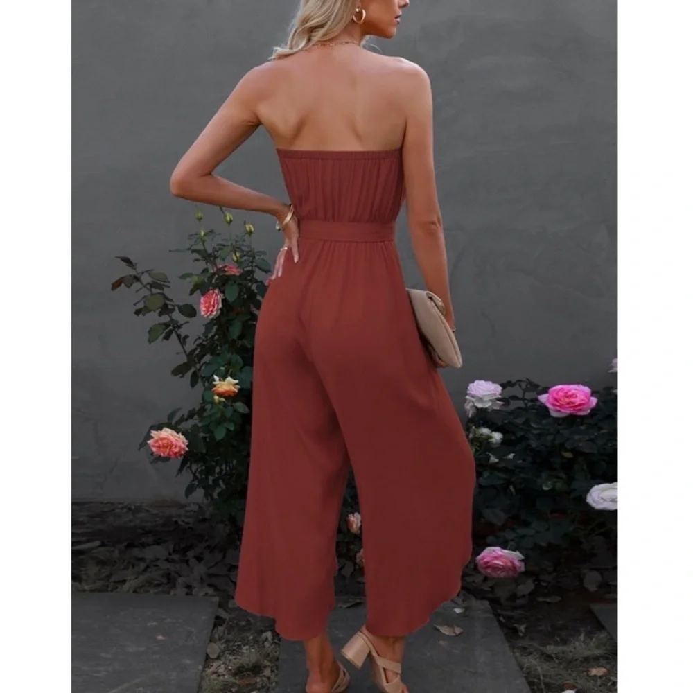 Impossible To Leave Sleeveless Jumpsuit